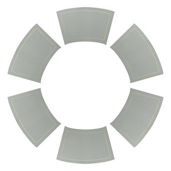 Set Of 6 Faux Leather Table Mats Durable Placemats For Home Dining Table