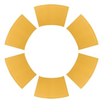 Set Of 6 Faux Leather Table Mats Durable Placemats For Home Dining Table