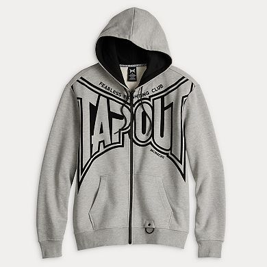 Men's Tapout Flocked Batwing Graphic Hoodie
