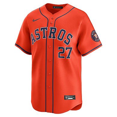 Men's Nike Jose Altuve Orange Houston Astros Alternate Limited Player Jersey