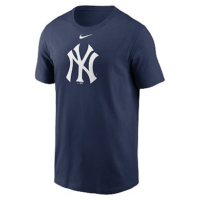 Men's Nike Navy New York Yankees Fuse Logo T-Shirt