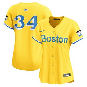 Women's Nike David Ortiz Gold Boston Red Sox City Connect Retired Player Jersey
