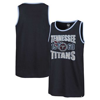 Men's '47 Navy Tennessee Titans Upload Franklin Tank Top