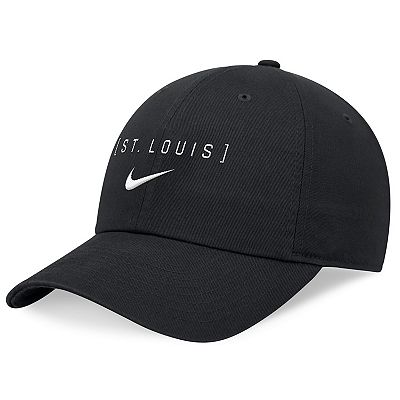 Men s Nike Black St. Louis Cardinals Primetime Club Adjustable Hat
