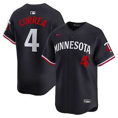 Men s Nike Carlos Correa Navy Minnesota Twins Alternate Limited Player Jersey