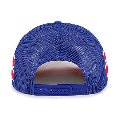 Men's '47 Royal Philadelphia 76ers Sidebrand Stripes Trucker Adjustable Hat