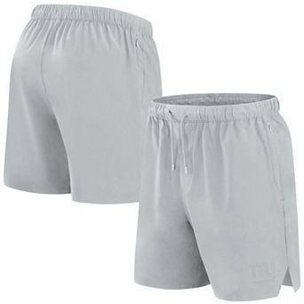 Men's Fanatics Signature Gray New York Giants Front Office Woven Shorts