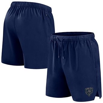 Men's Fanatics Signature Navy Chicago Bears Front Office Woven Shorts