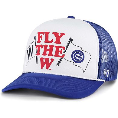 Men's '47 Royal Chicago Cubs Retro Region Foam Trucker Adjustable Hat