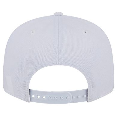 Men's New Era Jacksonville Jaguars Main White on White 9FIFTY Snapback Hat