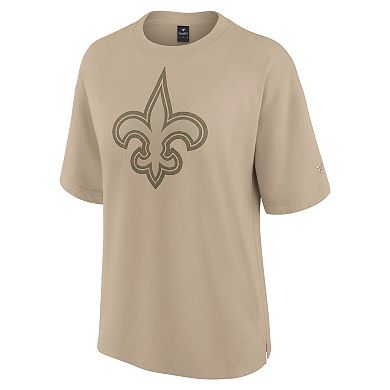 Women's Fanatics Khaki New Orleans Saints Elements Oversized T-Shirt