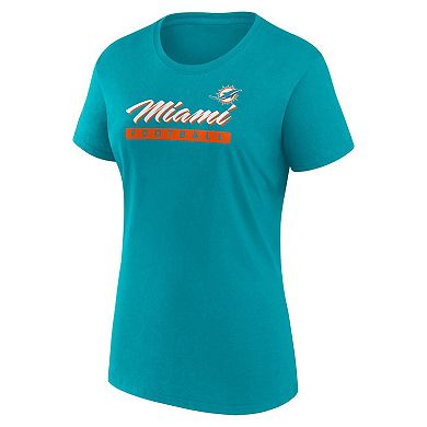 Women's Fanatics Branded Miami Dolphins Risk T-Shirt Combo Pack