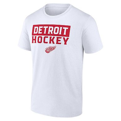 Men's Fanatics Branded Detroit Red Wings Serve T-Shirt Combo Pack
