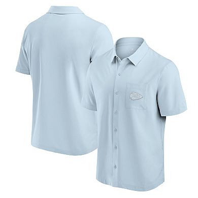 Men's Fanatics Gray Kansas City Chiefs Front Office Button-Up Shirt