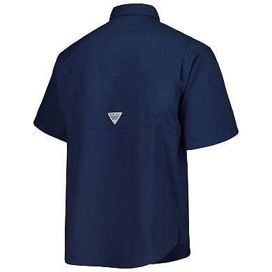 Men's Columbia Navy Houston Astros Tamiami Omni-Shade Button-Down Shirt