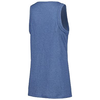Women's Soft as a Grape Navy Tampa Bay Rays Gauze High Neck Tank Top