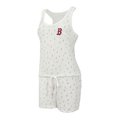 Women's Concepts Sport Cream Boston Red Sox Gardner Hacci Knit Romper