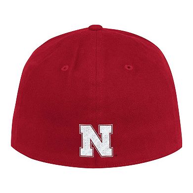 Men's adidas Scarlet Nebraska Huskers Chant Flex Hat