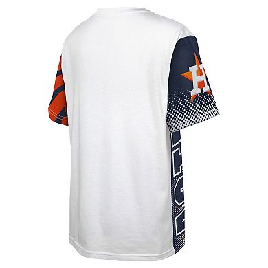 Youth White Houston Astros Impact Hit Bold T-Shirt