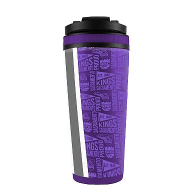 WinCraft Sacramento Kings 26oz. 4D Stainless Steel Ice Shaker Bottle