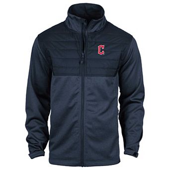 Men's Dunbrooke Heather Navy Cleveland Guardians Explorer Full-Zip Jacket