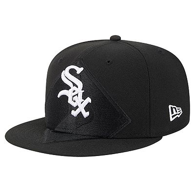 Men's New Era Black Chicago White Sox Shadow Logo 59FIFTY
