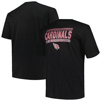 Men's Fanatics Branded Black Arizona Cardinals Big & Tall Pop T-Shirt