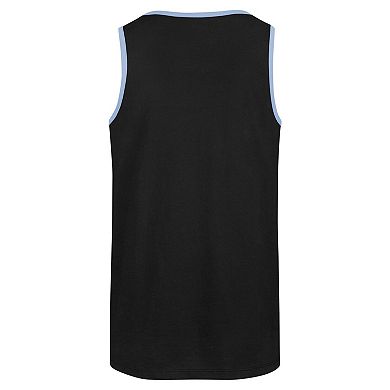 Men's '47 Black Carolina Panthers Upload Franklin Tank Top