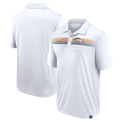Men's Fanatics White Denver Broncos Big & Tall Sublimated Polo