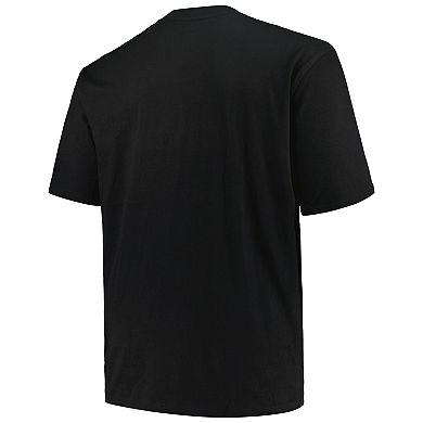 Men's Fanatics Branded Black Las Vegas Raiders Big & Tall Pop T-Shirt