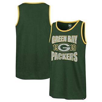 Men's '47 Green Green Bay Packers Upload Franklin Tank Top