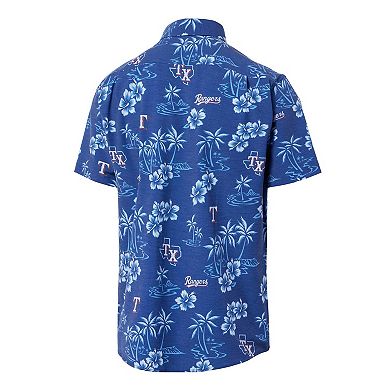 Men's Reyn Spooner Royal Texas Rangers Kekai Button-Down Shirt
