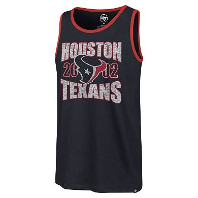 Men's '47 Navy Houston Texans Upload Franklin Tank Top
