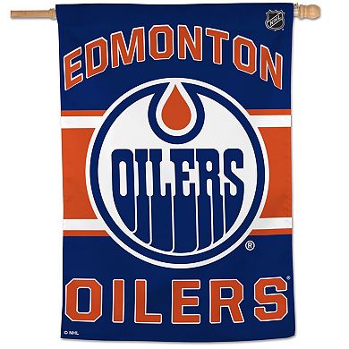 "WinCraft Edmonton Oilers 28"" x 40"" Primary Logo Single-Sided Vertical Banner"