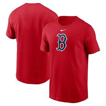 Men's Nike Red Boston Red Sox Fuse Logo T-Shirt