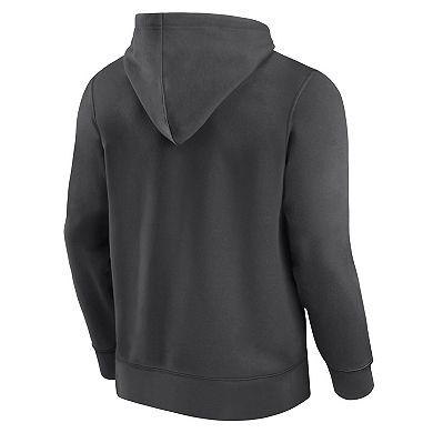 Men's Fanatics Branded Black Baltimore Orioles Plan for Adversity Henley Fleece Pullover Hoodie