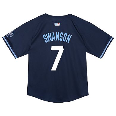 Toddler Nike Dansby Swanson Navy Chicago Cubs City Connect Limited Player Jersey