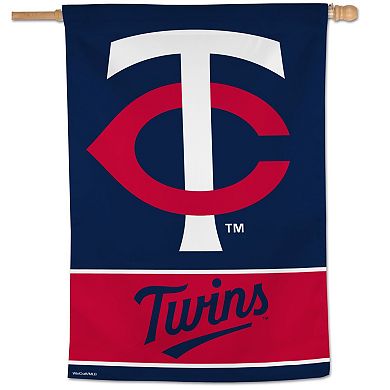 "WinCraft Minnesota Twins 28"" x 40"" Primary Logo Single-Sided Vertical Banner"