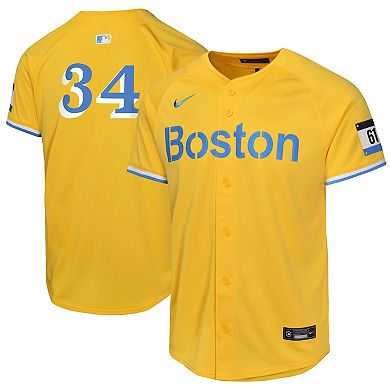 Youth Nike David Ortiz Gold Boston Red Sox City Connect Limited Player Jersey