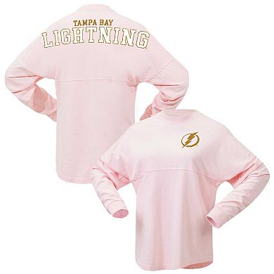 Women's Fanatics Branded Pink Tampa Bay Lightning Spirit Jersey Long Sleeve T-Shirt