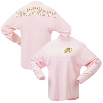 Women's Fanatics Branded Pink Colorado Avalanche Spirit Jersey Long Sleeve T-Shirt