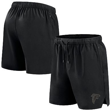 Men's Fanatics Black Atlanta Falcons Front Office Micro Tonal Shorts