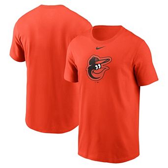 Men's Nike Orange Baltimore Orioles Fuse Logo T-Shirt