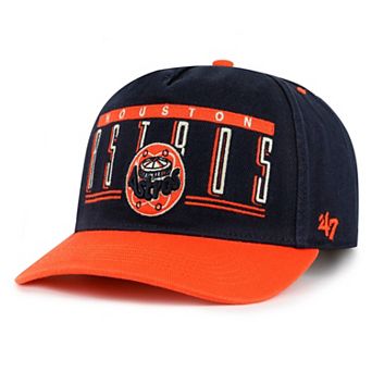 Men's '47 Navy Houston Astros Double Headed Baseline Hitch Adjustable Hat