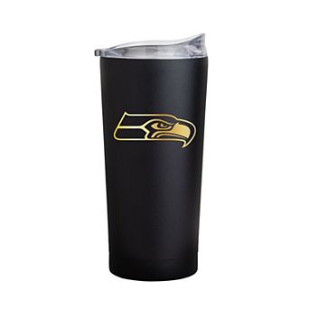 Seattle Seahawks Black Foil 20oz. Powder Coat Tumbler