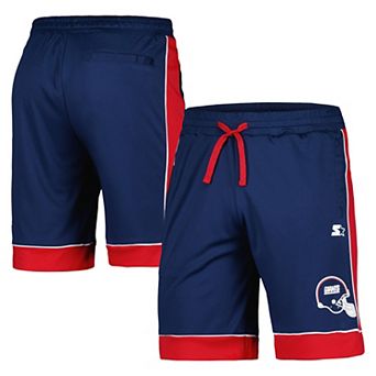 Men's Starter Royal/Red New York Giants Vintage Fan Favorite Shorts
