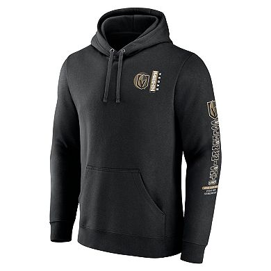 Men's Fanatics Black Vegas Golden Knights Revolution Pullover Hoodie