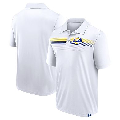 Men's Fanatics White Los Angeles Rams Big & Tall Sublimated Polo