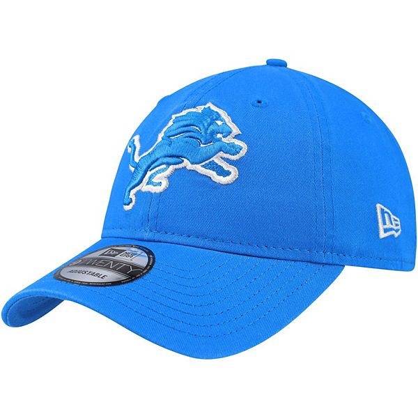 Men's New Era Blue Detroit Lions Core Classic Primary 9TWENTY ...