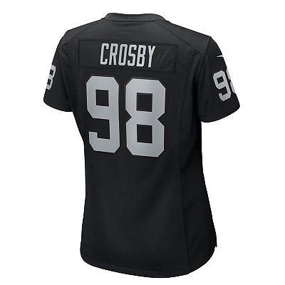 【US限定】NIKE Las Vegas Raiders Maxx Crosby  Jersey Men's Las Vegas Raiders Maxx Crosby Nike Black Game Jersey